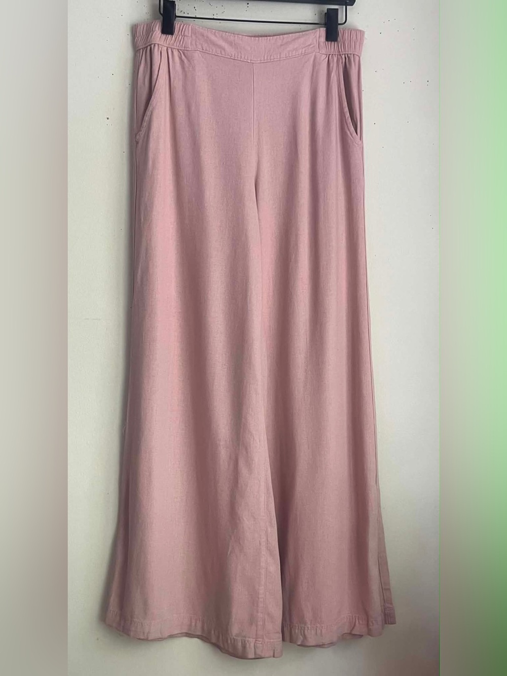 Rewash Wide-Leg Jumpsuit in Blush Pink